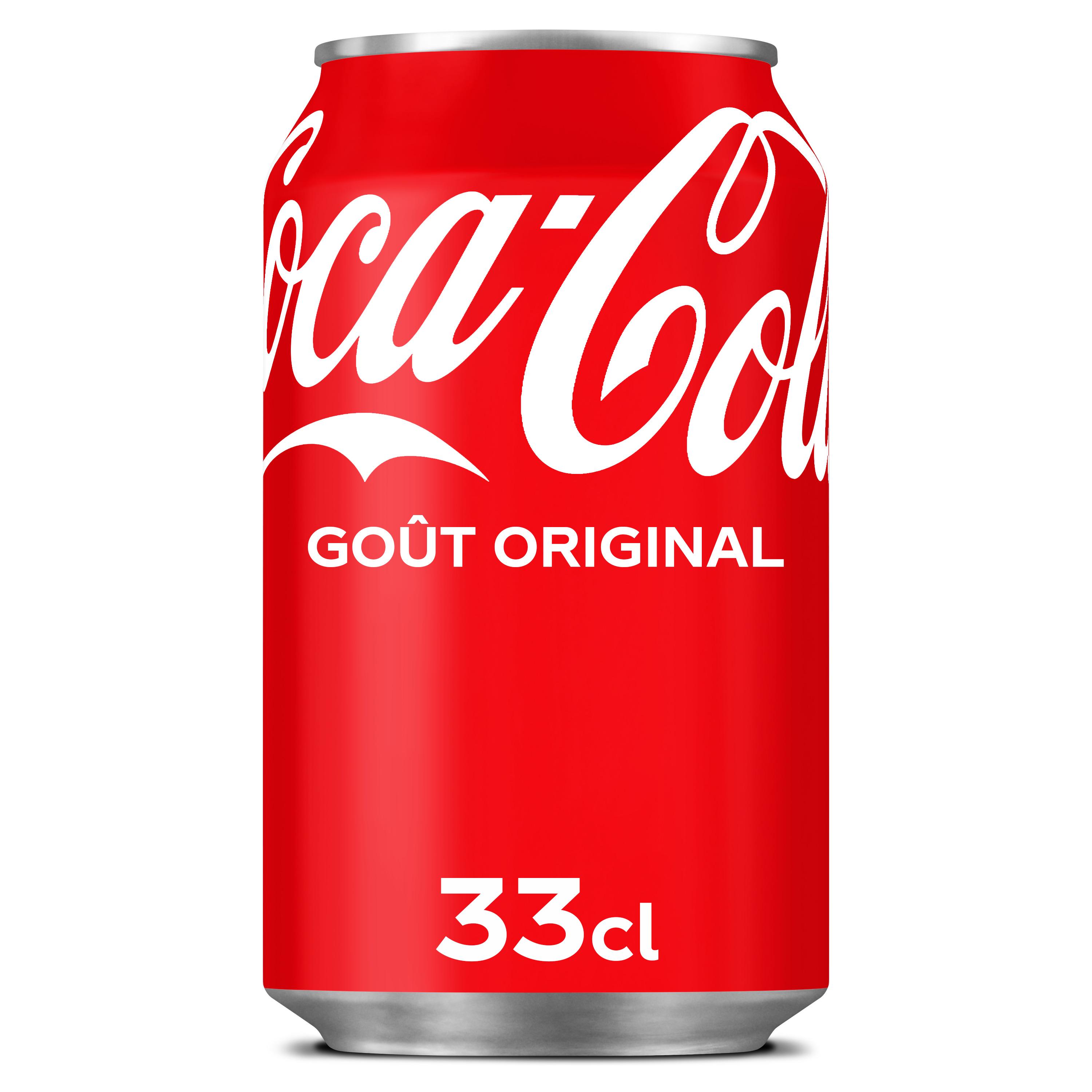Coca-Cola Original – 33 cl — Pack de 24 canettes de 33 cl