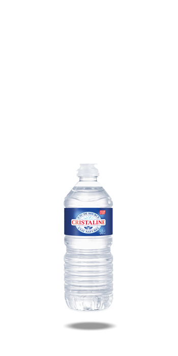 Eau plate Cristaline – 50 cl — Bouteille individuelle de 50 cl
